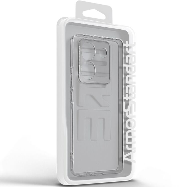 Силиконовый (TPU) чехол ArmorStandart Air Series для Xiaomi Poco M7 Pro - Transparent: фото 2 из 6