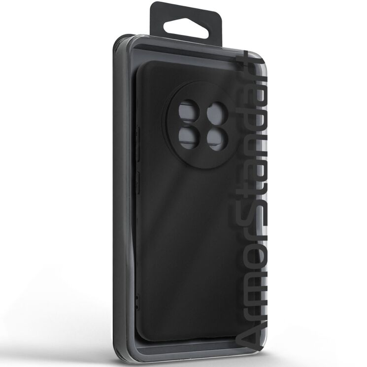 Силиконовый (TPU) чехол ArmorStandart Matte Slim Fit для Realme 13 Plus - Black: фото 3 из 5