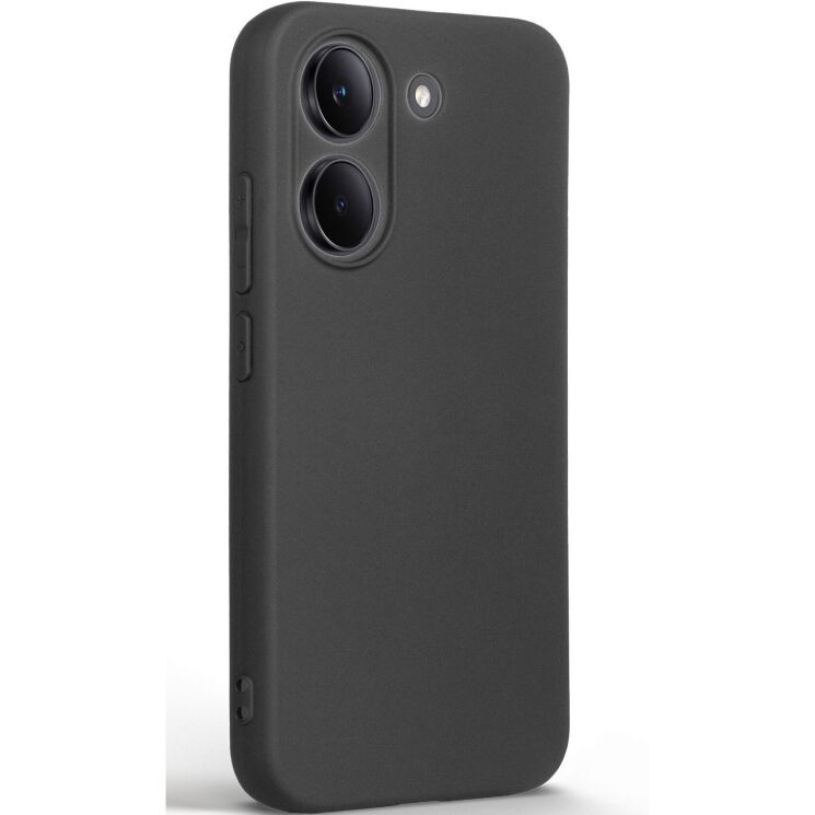 Силиконовый (TPU) чехол ArmorStandart Matte Slim Fit для Xiaomi Poco X8 Pro - Black: фото 2 из 5
