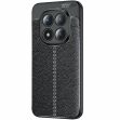 Силиконовый (TPU) чехол Deexe Leather Cover для Xiaomi Redmi Note 15 Pro 5G - Black (405002B)