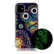 Силиконовый (TPU) чехол Deexe LumiCase для Apple iPhone 11 - Owl (269114H)