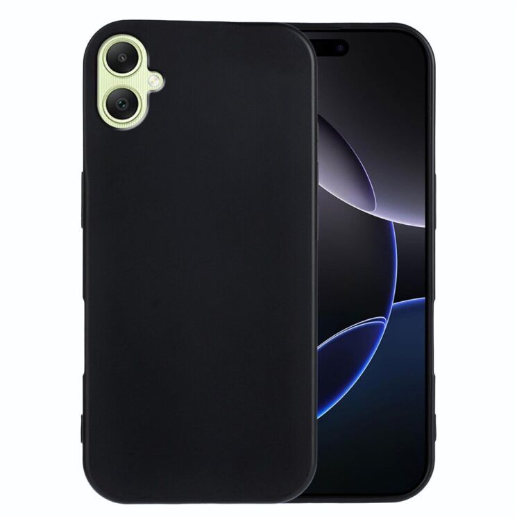 Силіконовий (TPU) чохол Deexe Matte Case для Samsung Galaxy A07 (A075) - Black: фото 1 з 7