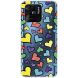 Силиконовый (TPU) чехол Deexe Pretty Glossy для Xiaomi Redmi 10C - Colorful Heart-shaped (298209N). Фото 1 из 4
