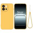 Силиконовый (TPU) чехол Deexe Silicone Case для OnePlus Nord 6 - Yellow (411908Y)