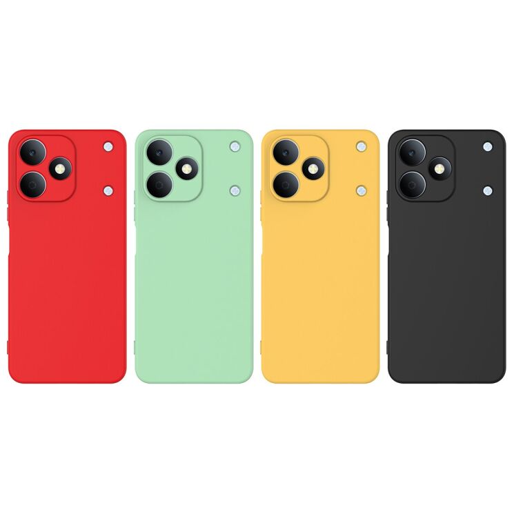 Силіконовий (TPU) чохол Deexe Silicone Case для Realme Note 80 - Black: фото 2 з 9