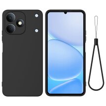 Силіконовий (TPU) чохол Deexe Silicone Case для Realme Note 80 - Black: фото 1 з 9