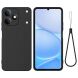 Силіконовий (TPU) чохол Deexe Silicone Case для Realme Note 80 - Black (412404B). Фото 1 з 9