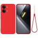 Силиконовый (TPU) чехол Deexe Silicone Case для Xiaomi Poco X8 Pro - Red (409016R). Фото 1 из 9