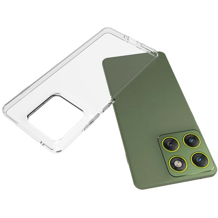 Силіконовий (TPU) чохол Deexe UltraThin для Motorola Edge 70 - Transparent: фото 2 з 5