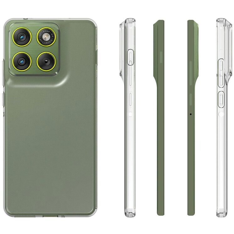 Силіконовий (TPU) чохол Deexe UltraThin для Motorola Edge 70 - Transparent: фото 5 з 5