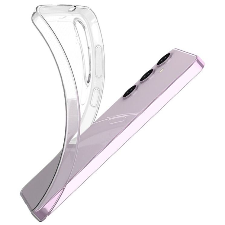 Силиконовый (TPU) чехол Deexe UltraThin для Samsung Galaxy S24 - Transparent: фото 5 из 8