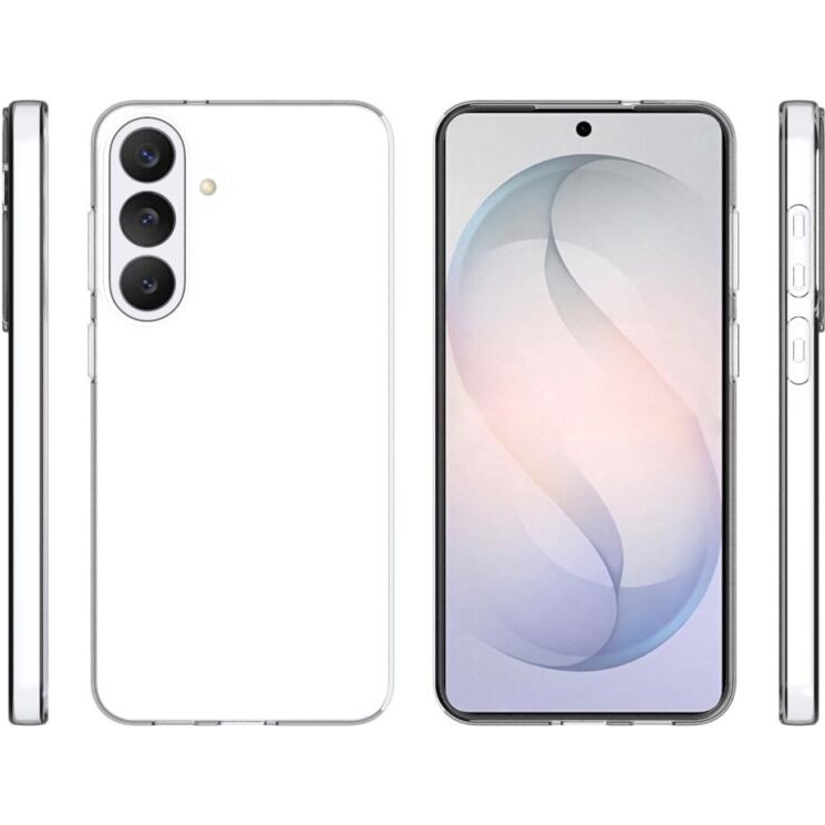 Силиконовый (TPU) чехол Deexe UltraThin для Samsung Galaxy S26 FE - Transparent (412702T) Силиконовый (TPU) чехол Deexe UltraThin для Samsung Galaxy S26 FE - Transparent: фото 5 из 5