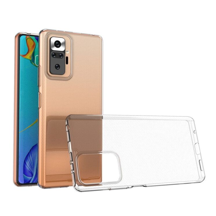 Силиконовый (TPU) чехол Deexe UltraThin для Xiaomi Redmi Note 10 Pro - Transparent: фото 4 из 8