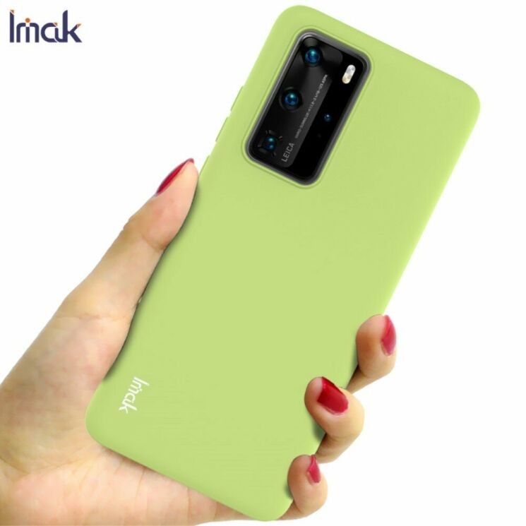 Силіконовий (TPU) чохол IMAK UC-1 Series для Huawei P40 Pro - Green: фото 5 з 10