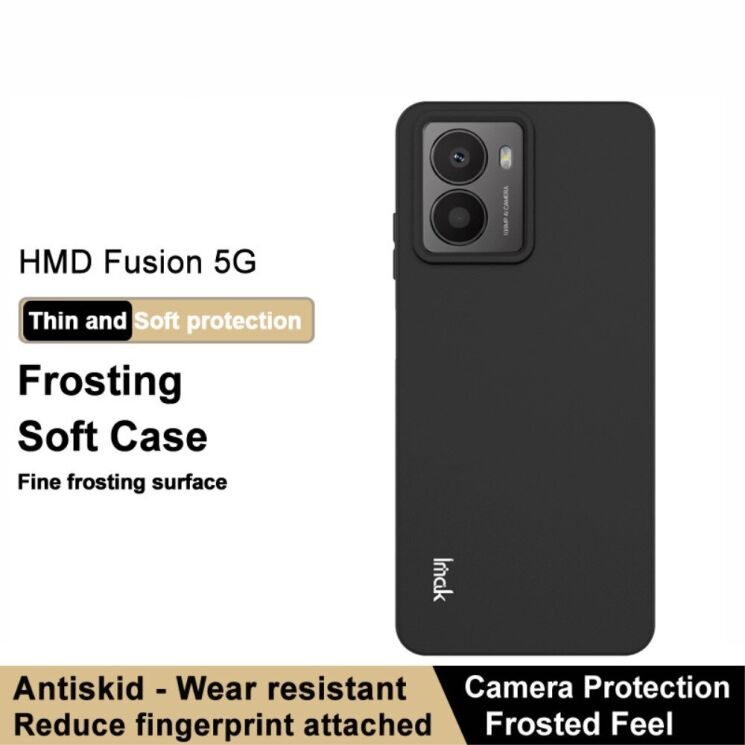 Силиконовый (TPU) чехол IMAK UC-3 Series для HMD Fusion - Black: фото 4 из 9