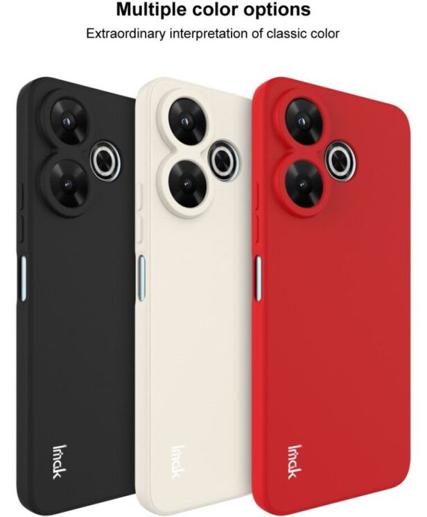 Силиконовый (TPU) чехол IMAK UC-4 Series для Xiaomi Redmi 13 - White: фото 9 из 10