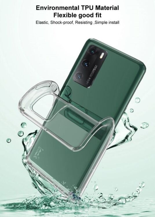 Силиконовый (TPU) чехол IMAK UX-6 Series для Motorola Razr 50 - Transparent: фото 8 из 9