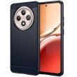 Силиконовый (TPU) чехол MOFI Carbon Fiber для OPPO Reno 12 F/FS - Blue (360114L)