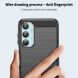 Силиконовый (TPU) чехол MOFI Carbon Fiber для Samsung Galaxy M35 (M356) - Black (355716B). Фото 8 из 10