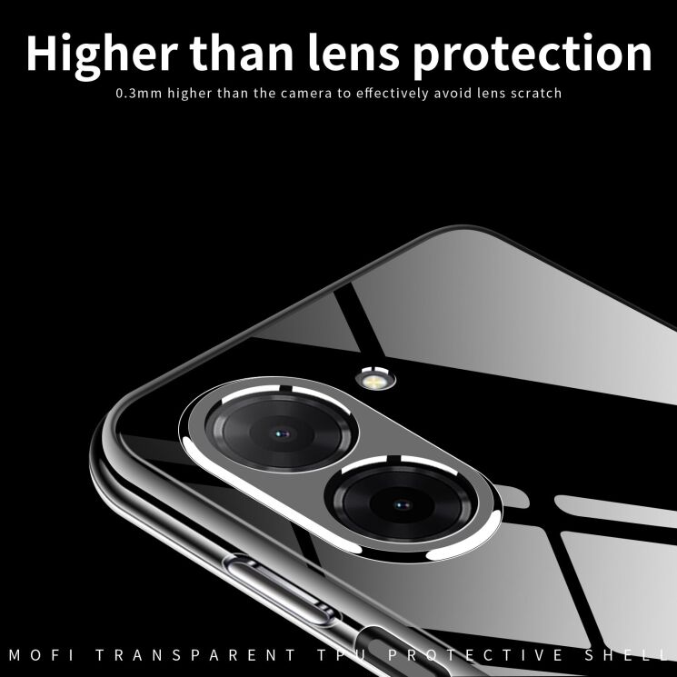 Силіконовий (TPU) чохол MOFI Thin Guard для Xiaomi Redmi A5 (European Version) - Transparent: фото 5 з 10