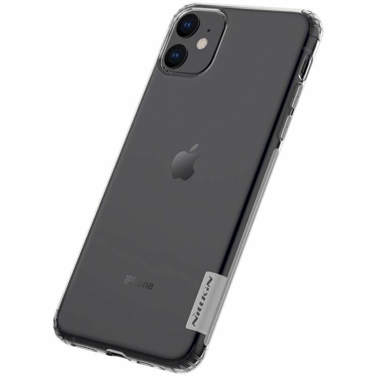Силиконовый чехол NILLKIN Nature TPU для Apple iPhone 11 - Transparent: фото 3 из 18
