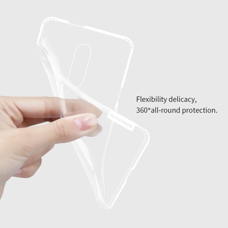 Силіконовий (TPU) чохол NILLKIN Nature для OnePlus 7 - Transparent: фото 9 з 14