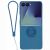 Силиконовый (TPU) чехол с кольцом Deexe Color Shell (FF) для Samsung Galaxy Flip 8 - Midnight Blue: фото 1 из 5