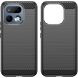 Силиконовый (TPU) чехол UniCase Carbon для Realme 16 Pro - Black (428002B). Фото 2 из 8
