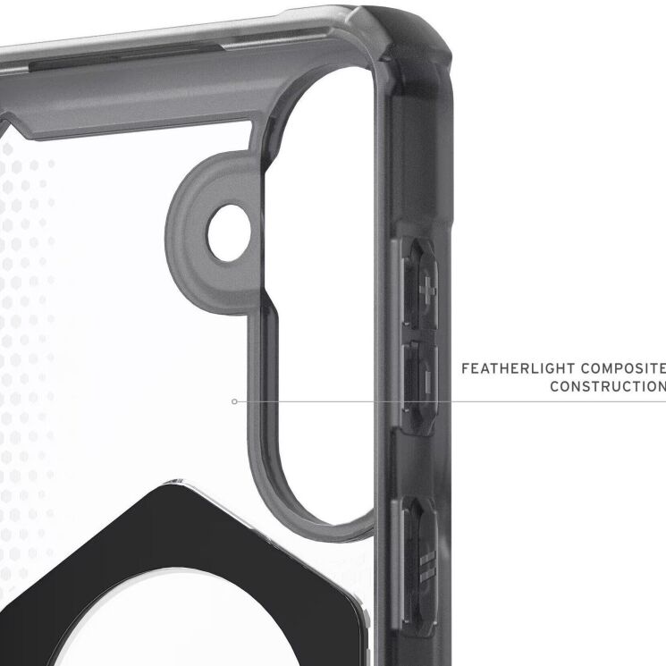 Ударопрочный чехол URBAN ARMOR GEAR Plasma XTE MagSafe для Samsung Galaxy S26 Plus (S947) 214523113136 - Ash / Titanium: фото 9 из 12
