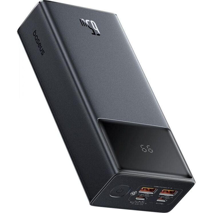 Зовнішній акумулятор Baseus Star-Lord Digital Display 65W (30000mAh) P10022908113-00 - Black: фото 2 з 11