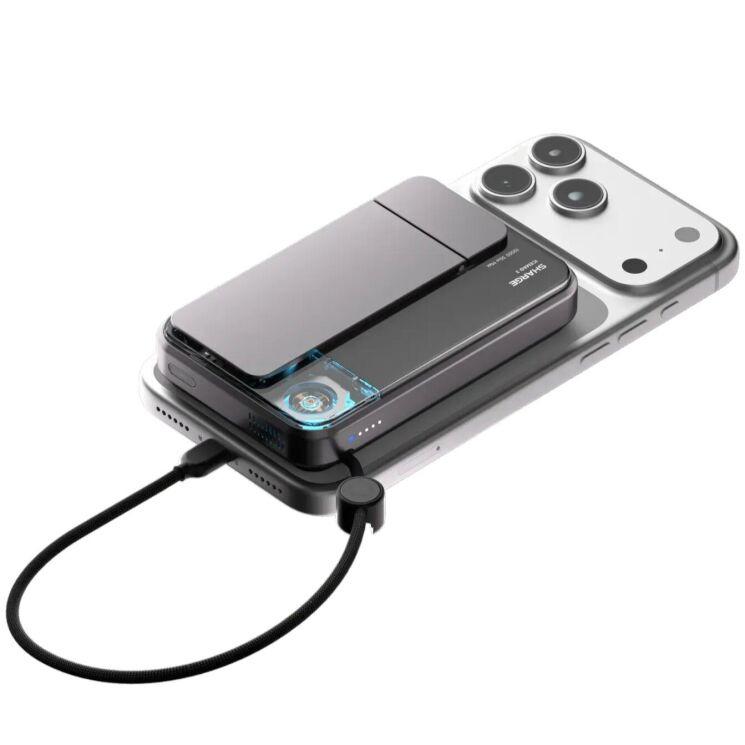Внешний аккумулятор Sharge ICE Mag3 35W (10000mAh) + кабель Type-C - Black (995729B) Внешний аккумулятор Sharge ICE Mag3 35W (10000mAh) + кабель Type-C - Black: фото 3 из 11