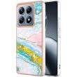 Захисний чохол Deexe Marble Case для Xiaomi 14T - Light Green (365766LG)