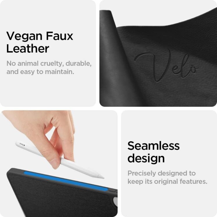 Захисний чохол Spigen (SGP) Urban Fit для iPad Air 4 10.9 (2020) - Black: фото 16 з 16