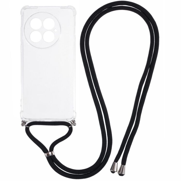 Захисний чохол UniCase AirBag with Strap для OnePlus 13 - Transparent: фото 1 из 5