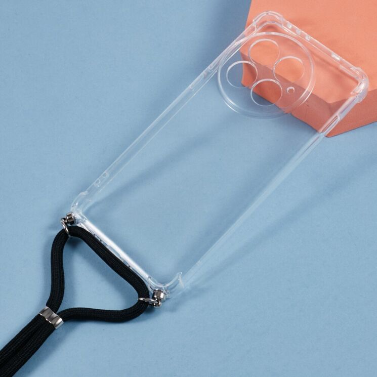 Захисний чохол UniCase AirBag with Strap для OnePlus 13 - Transparent: фото 3 из 5