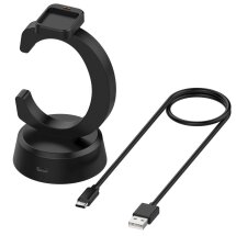 Зарядний пристрій Deexe Dock Charger для Xiaomi Mi Smart Band 9 / 9 Pro / 9 Active / 8 / 8 Pro / 8 Active / Redmi Band 2 / Redmi Watch 5 / 5 Lite / 5 Active / 4 / 3 Lite / 3 Active - Black: фото 1 з 12