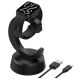 Зарядное устройство Deexe Dock Charger для Xiaomi Mi Smart Band 9 / 9 Pro / 9 Active / 8 / 8 Pro / 8 Active / Redmi Band 2 / Redmi Watch 5 / 5 Lite / 5 Active / 4 / 3 Lite / 3 Active - Black (958130B). Фото 9 из 12