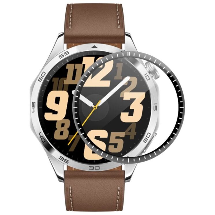 Захисна плівка ENKAY 3D Curved Film для Huawei Watch GT 4 (46mm) - Black: фото 1 з 8