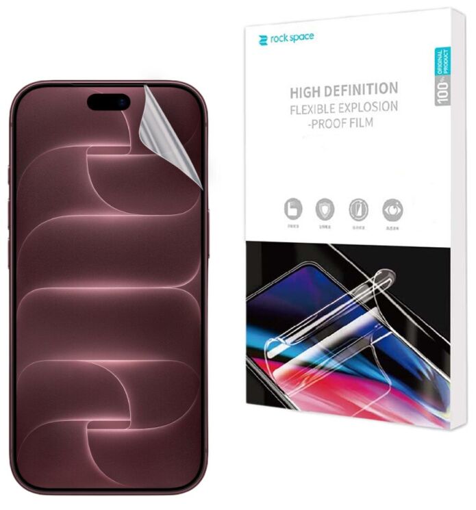 Захисна плівка на екран RockSpace Explosion-Proof SuperClear для iPhone 18 Pro: фото 1 з 10