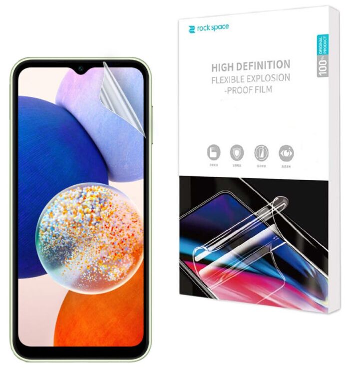 Защитная пленка на экран RockSpace Explosion-Proof SuperClear для Samsung Galaxy A14 (А145): фото 1 из 10