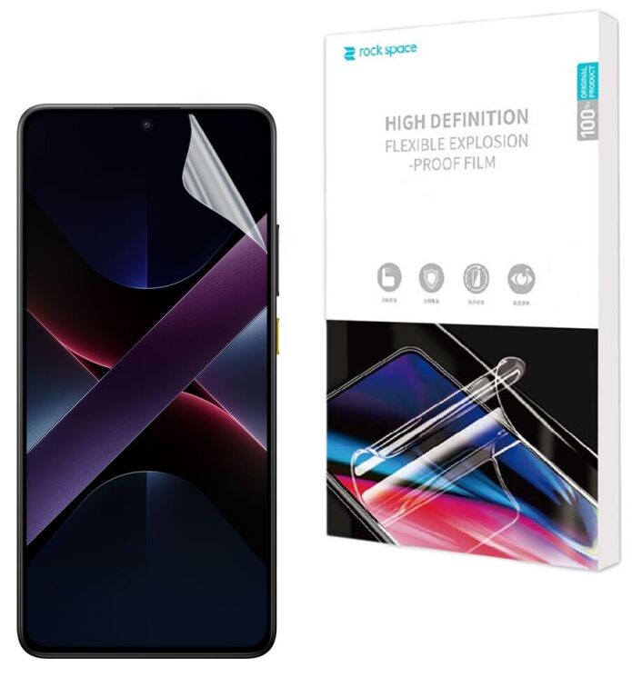 Защитная пленка на экран RockSpace Explosion-Proof SuperClear для Xiaomi Poco X7 Pro: фото 1 из 10