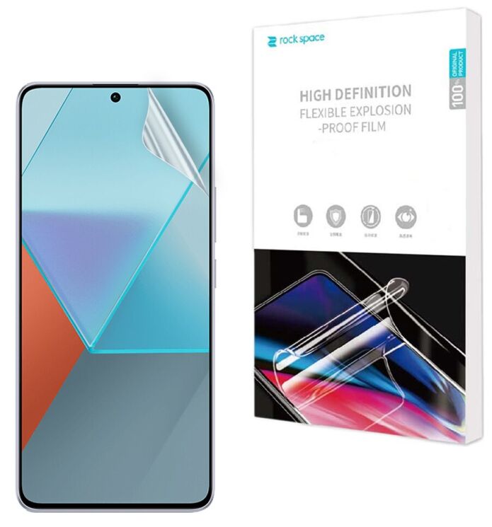 Защитная пленка на экран RockSpace Explosion-Proof SuperClear для Xiaomi Redmi Note 13 Pro 4G / Poco M6 Pro: фото 1 из 10