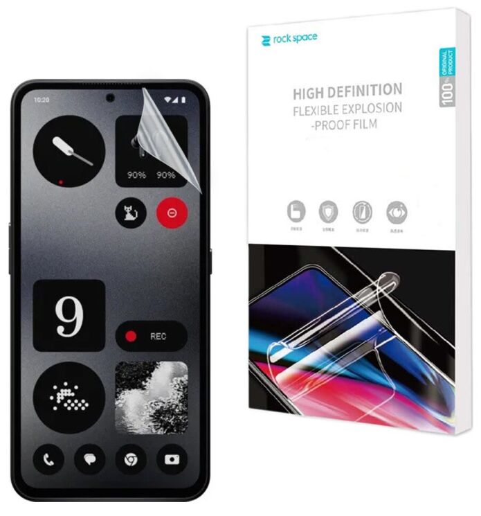 Защитная пленка на экран RockSpace SuperClear для CMF by Nothing Phone 1: фото 1 из 10