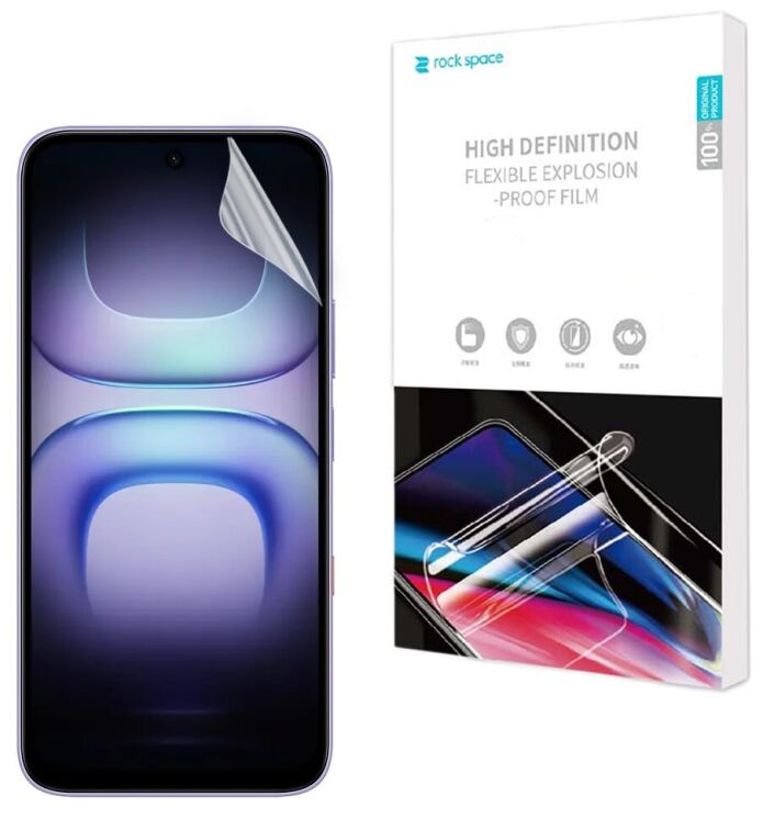Захисна плівка на екран RockSpace SuperClear для Infinix Hot 70 (422008) Захисна плівка на екран RockSpace SuperClear для Infinix Hot 70: фото 1 з 10