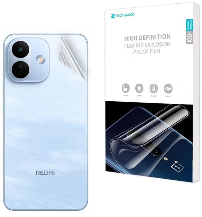 Защитная пленка на заднюю панель RockSpace Explosion-Proof SuperClear для Xiaomi Redmi Note 17 Pro (429510) Защитная пленка на заднюю панель RockSpace Explosion-Proof SuperClear для Xiaomi Redmi Note 17 Pro: фото 1 из 9