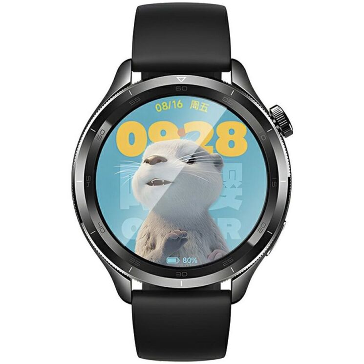 Защитная пленка RURIHAI 3D Curved Film для Xiaomi Watch S4 - Black: фото 2 из 5