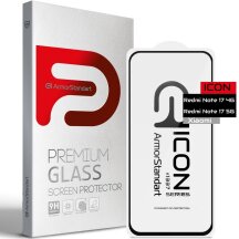 Защитное стекло ArmorStandart Icon 5D для Xiaomi Redmi Note 17 (4G/5G) - Black: фото 1 из 5