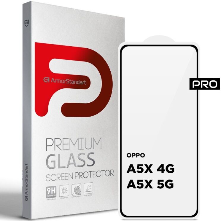 Захисне скло ArmorStandart Pro 5D для OPPO A5x - Black: фото 1 з 7