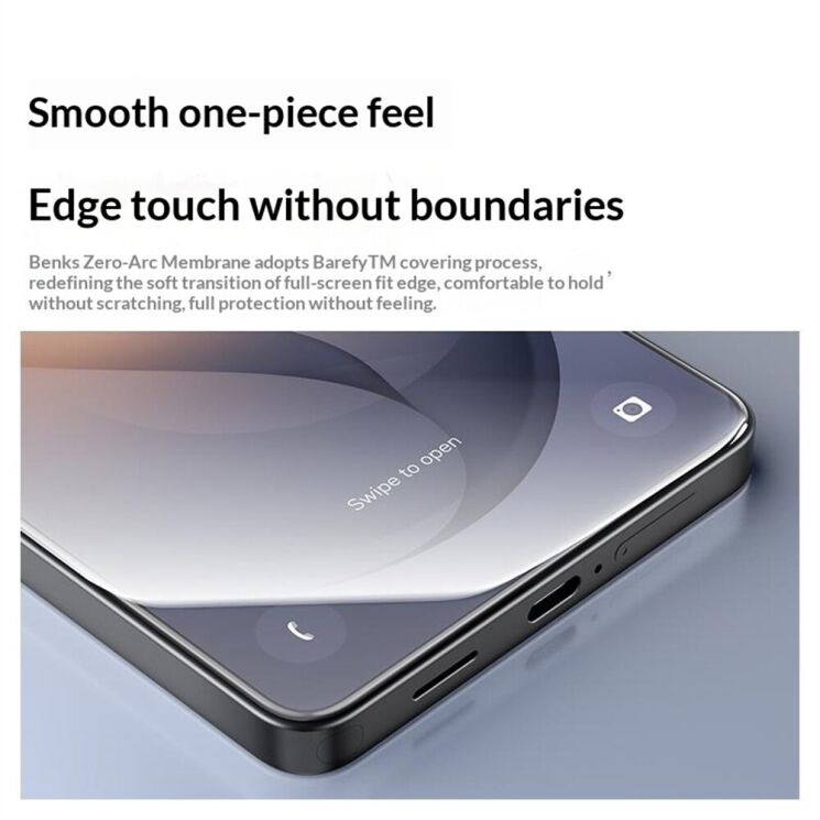 Захисне скло BENKS Zero Arc Series для Samsung Galaxy S26 Ultra (S948): фото 3 з 7