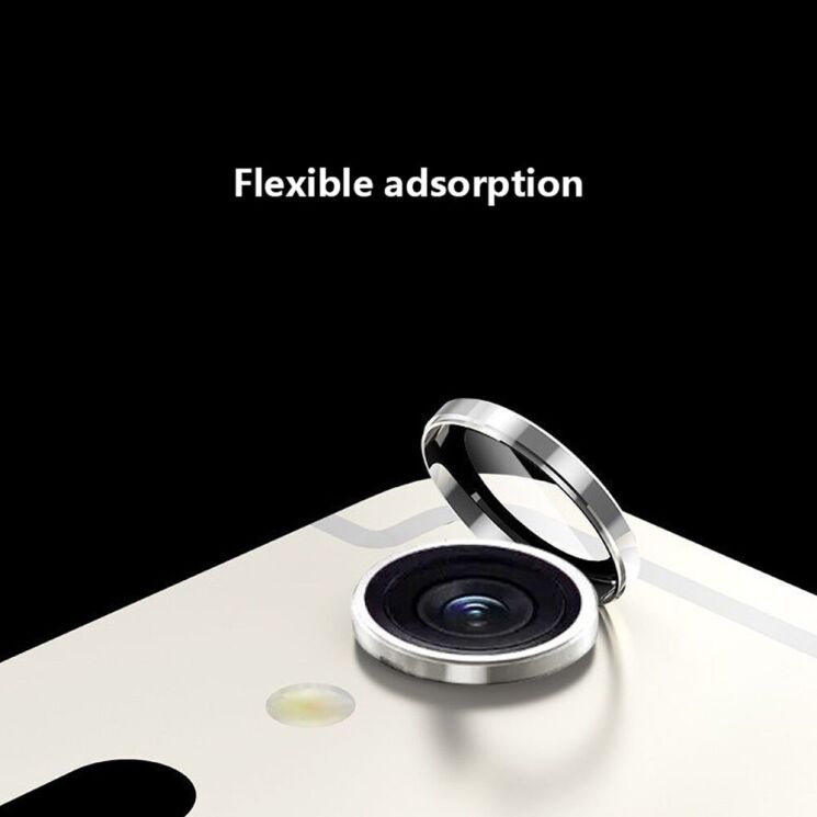 Захисне скло Deexe Camera Lens Frame Glass для Samsung Galaxy Tab S9 (X710/716) - Silver: фото 4 з 4